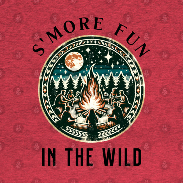 S'More Fun in the Wild Summer text design by BirdsnStuff