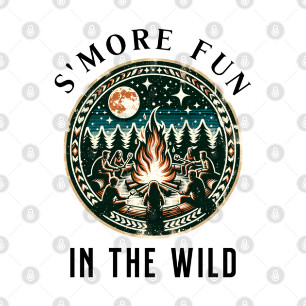 S'More Fun in the Wild Summer text design by BirdsnStuff