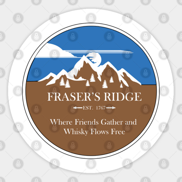 Fraser's Ridge Sticker by DickinsonDesign