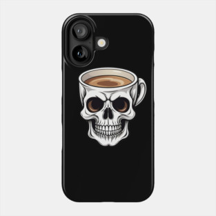 My Skull Needs Coffee Phone Case