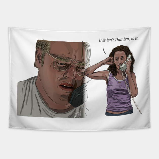 Happiness: This isn't Damien Tapestry by 51Deesigns