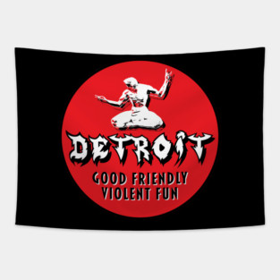 Detroit Fun Tapestry