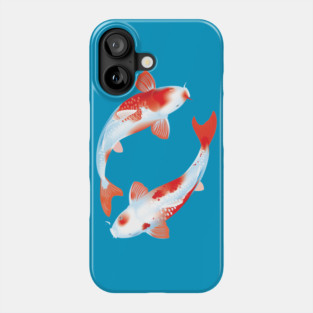 Asian Culture Japanese Koi Fish Japan Carp in the Pond Phone Case