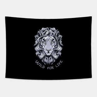 'Wild For Life' Environment Awareness Shirt Tapestry