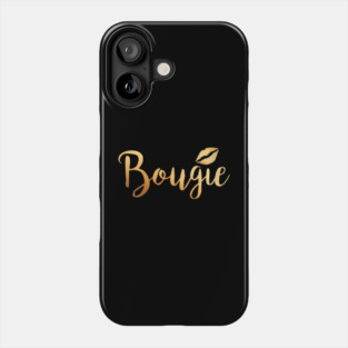 Womens Bougie Melanin Poppin Black Girl Magic Phone Case