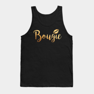 Womens Bougie Melanin Poppin Black Girl Magic Tank Top