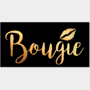 Womens Bougie Melanin Poppin Black Girl Magic Posters and Art