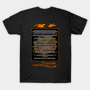 The Legend of Sleepy Hollow - Song Lyrics T-Shirt