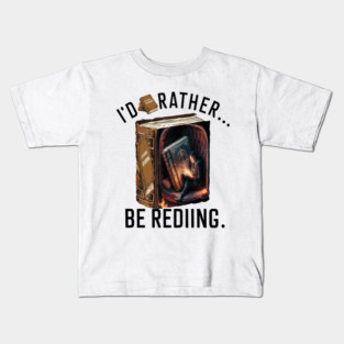 Vintage Book Reading, Vintage, Vintage Book Kids T-Shirt