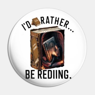 Vintage Book Reading, Vintage, Vintage Book Pin