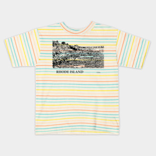 Rhode Island USA Kids T-Shirt
