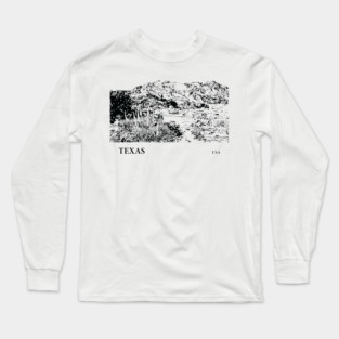 Texas USA Long Sleeve T-Shirt