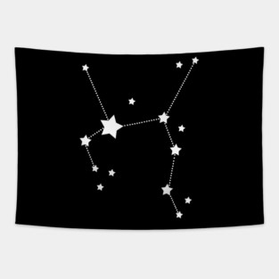 Sagittarius Stars Zodiac Constellation Tapestry