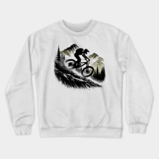 Mountain Biking Crewneck Sweatshirt