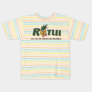 Rotui Les Jus de Fruits de Moorea Tahiti French Polynesia Kids T-Shirt