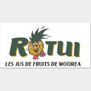 Rotui Les Jus de Fruits de Moorea Tahiti French Polynesia Posters and Art