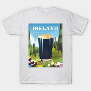 Ireland pint landscape T-Shirt