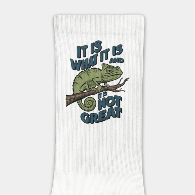 It Is What It Is And It Is Not Great Sarcastic Quote by Anticorporati