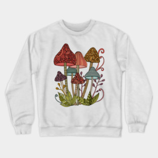 Mushrooms Forest 2 Crewneck Sweatshirt