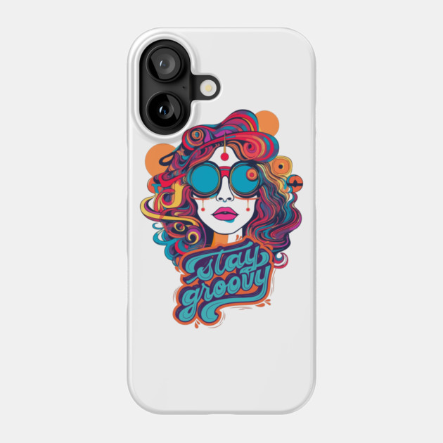 Stay Groovy Phone Case by Timeless Chaos
