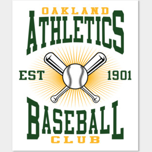 Oakland Athletics Baseball Club Posters and Art