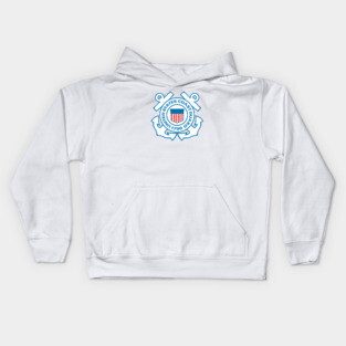 US coast guard emblem Kids Hoodie