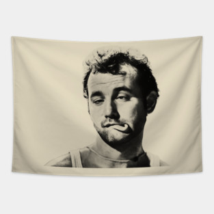 Bill Murray Funny Face Tapestry