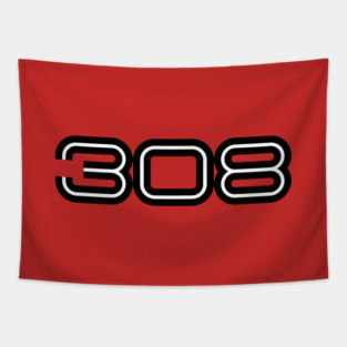 308 Logo Tapestry