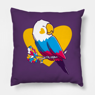 Jack Whistle Parrot Pillow