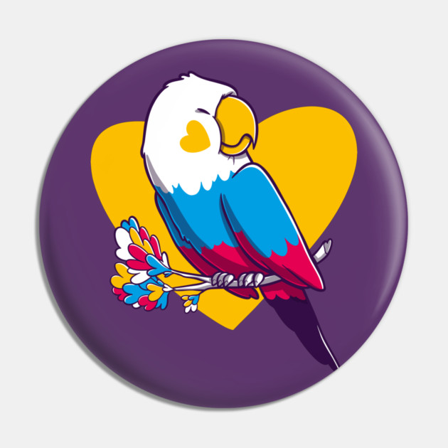 Jack Whistle Parrot Pin by Jack Whistle