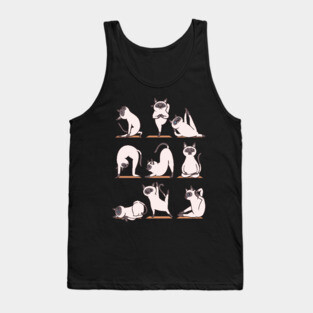 Siamese Cat Yoga Tank Top