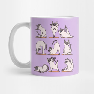 Siamese Cat Yoga Mug