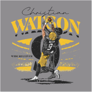 Christian Watson Green Bay Catch Posters and Art