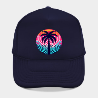 Palm tree and stripes Hat
