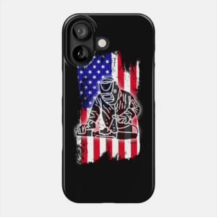 American Welder Dad 4th Of July Father's Day Phone Case