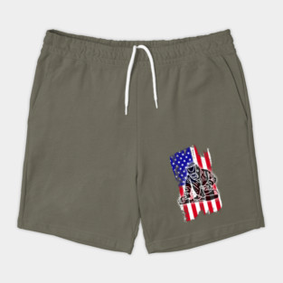 American Welder Dad 4th Of July Father's Day Shorts