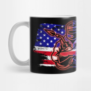 US Welder 4th Of July Mug