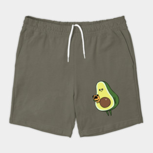 Avocado with Pug Shorts