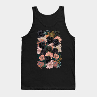 Because Black Pug Tank Top