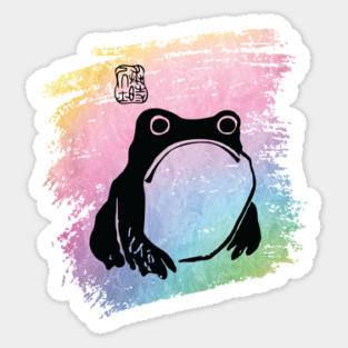 Grumpy Matsumoto Hoji Frog Toad Sticker