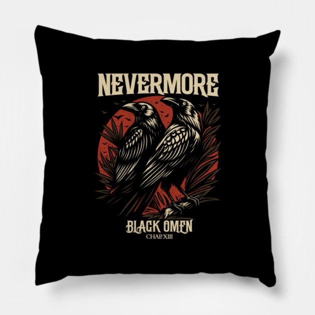 NEVERMORE Pillow by artslaves