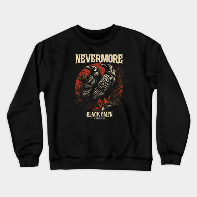 NEVERMORE Crewneck Sweatshirt by artslaves