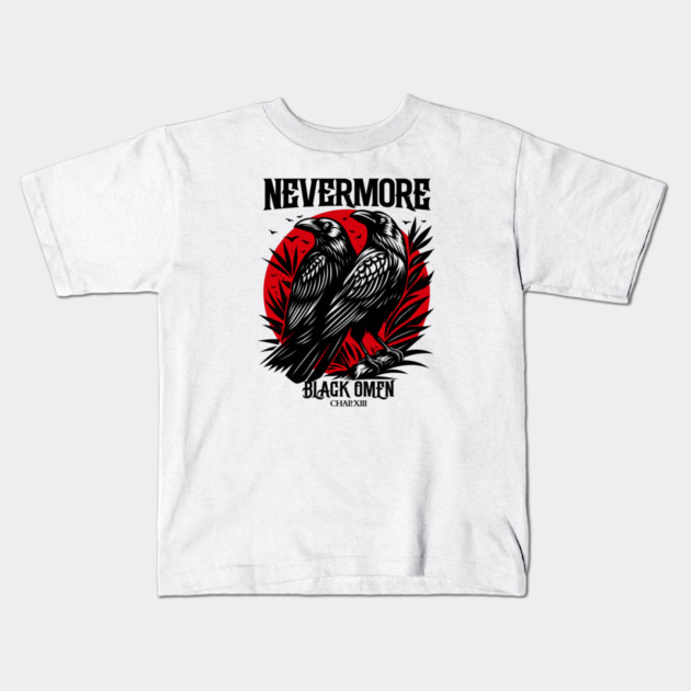 NEVERMORE Kids T-Shirt by artslaves
