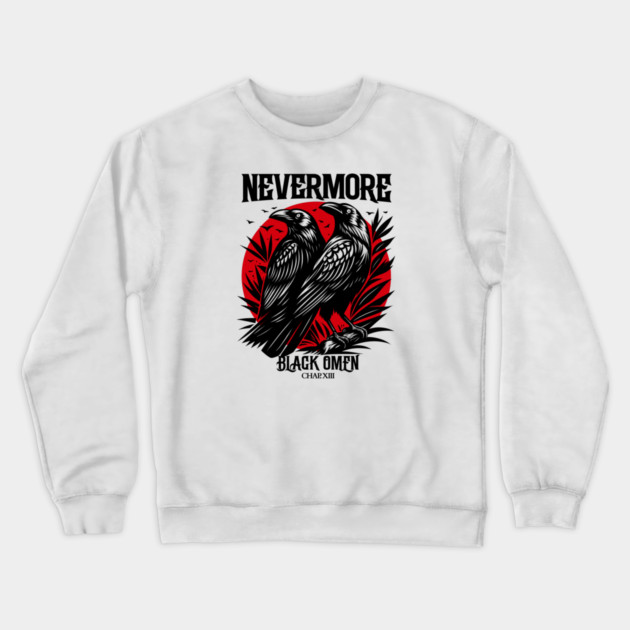 NEVERMORE Crewneck Sweatshirt by artslaves