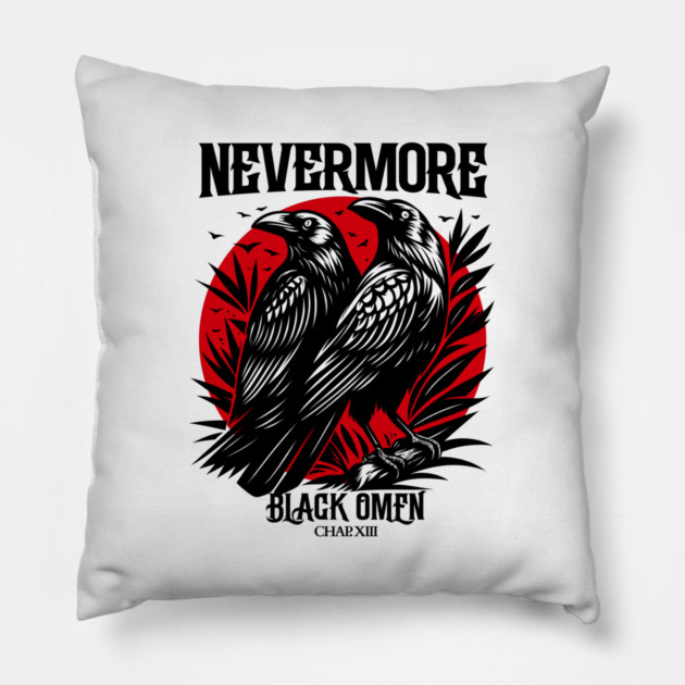 NEVERMORE Pillow by artslaves