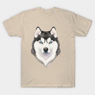Siberian husky gift: Father's day gifts, Snow Adventurer, Winter Wolf, Wild Spirit, Siberian Husky Art, Siberian Husky gift, T-Shirt