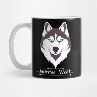 siberian husky gift: Winter Wolf, Father's day gifts, Wild Spirit, Snow Adventurer, Siberian Husky Art, Siberian Husky gift, Mug