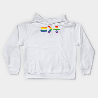 equality is greater than division Kids Hoodie