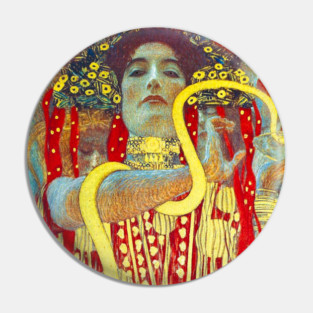 Hygieia - Medicine - Gustav Klimt Pin