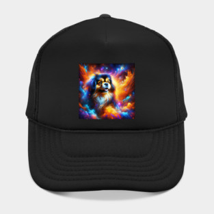 Outer Space Celestial Tibetan Spaniel Hat
